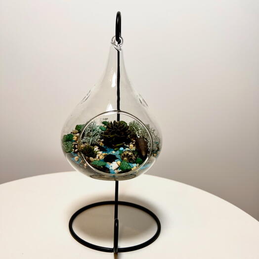 Флорариум Капля на подставке