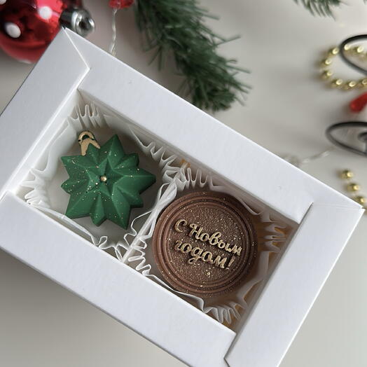 Конфеты в подарок с Новым годом
