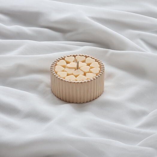 Горячий яблочный пирог ~ ароматическая свеча ~ многогранник