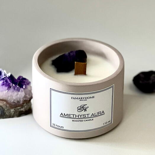 Ароматическая свеча «Amethyst aura»