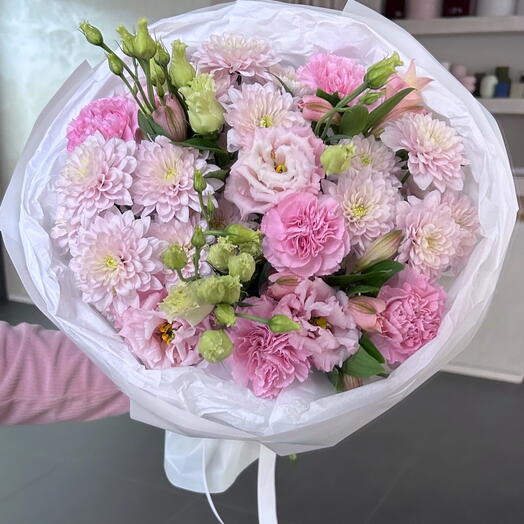 Bouquet misto rosa