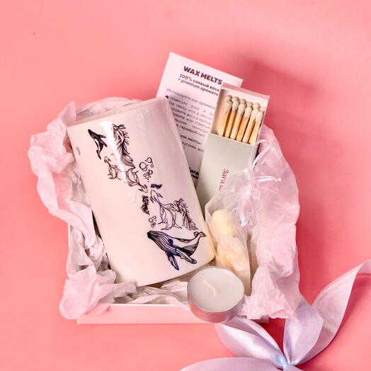 Подарок с аромалампой и саше