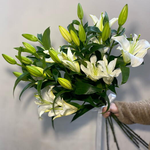 Шикарный букет 9 лилий 💐
