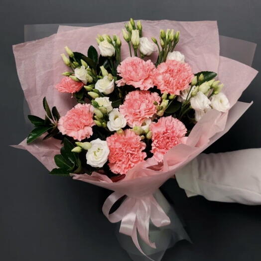 Букет 💐 диантусы,эустомы