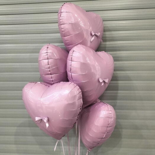 Сет из воздушных сердец