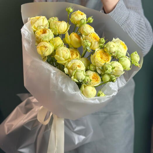 Кустовые розы 💛