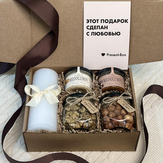 Подарочный набор «Оникс» — готовый подарок ручной работы от Present-Box