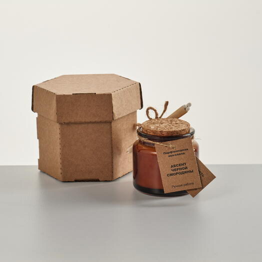 «Абсент черной смородины» парфюмерная эко-свеча