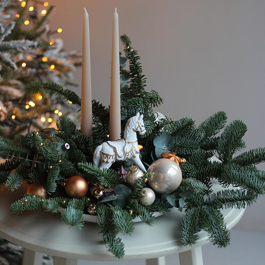 Новогодняя композиция "Год лошади"