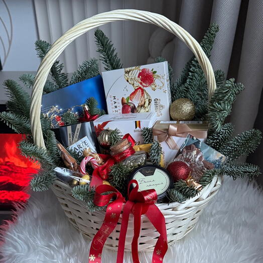 Корзина подарочная премиум