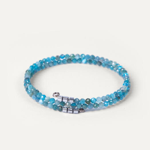 Браслет Ирис Апатит Rh+ 19 см (BRA1100)
