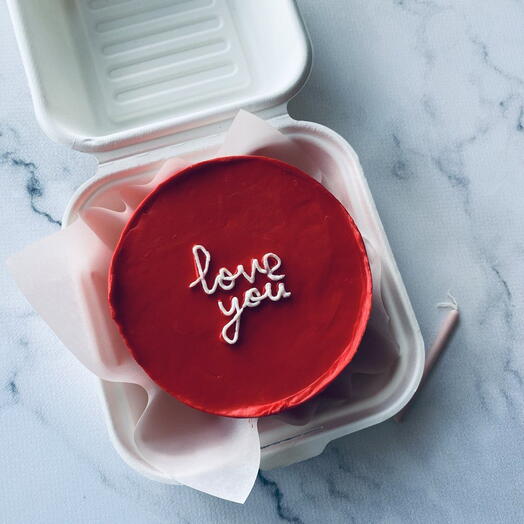 Бенто-торт:"love you" на День Рождение/День Влюблённых девушке/жене/