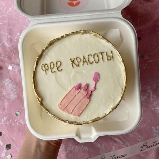 Бенто торт Фее красоты / мастеру по маникюру