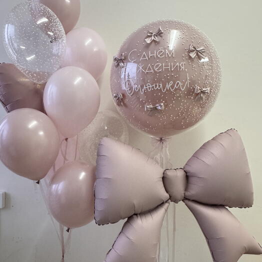 «Pearl Bows» с именной надписью