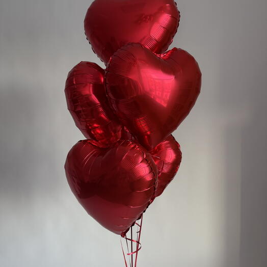 Связка из 5 сердец