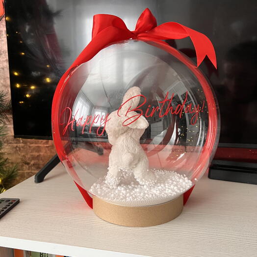 Бокс с парящим зайчиком