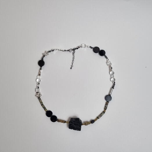 Колье Black Agat