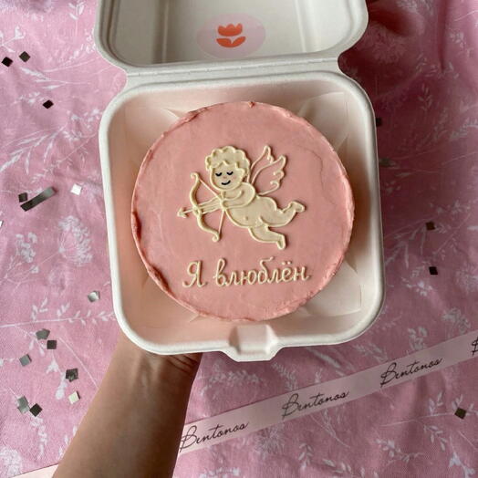 Бенто торт на День Святого Валентина Я влюблен, коллекция «14 февраля»
