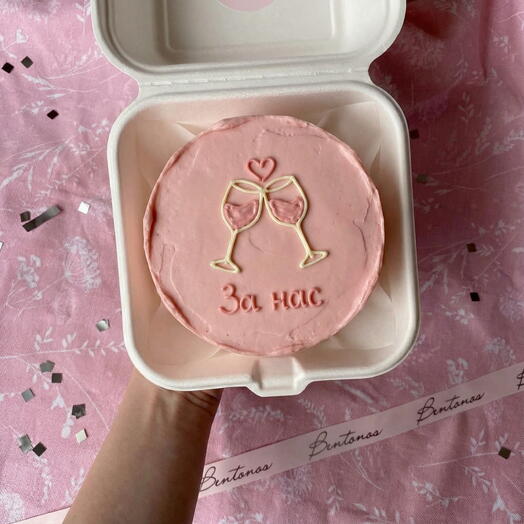 Бенто торт на День Святого Валентина За нас, коллекция «14 февраля»