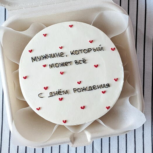 Бенто торт мужчине на день рождения
