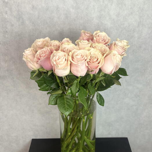 Банч (пачка 15 шт) Роза Пинк Мондиаль розовая 45-50 см