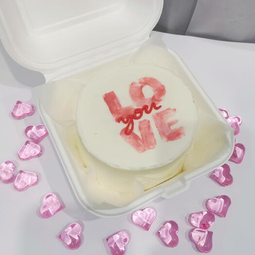 Бенто торт Love you
