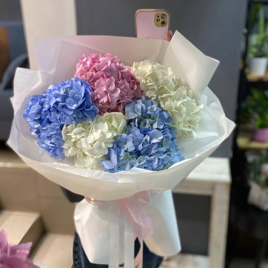 Букет из гортензий💕