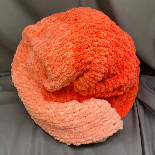 Плед коралловый амбре 150*180