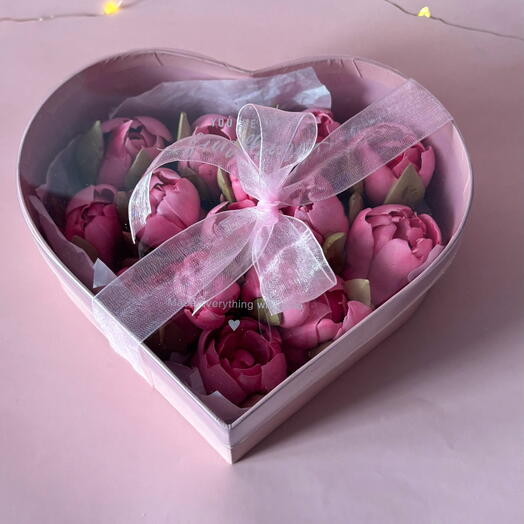 Коробка-сердце с зефиром