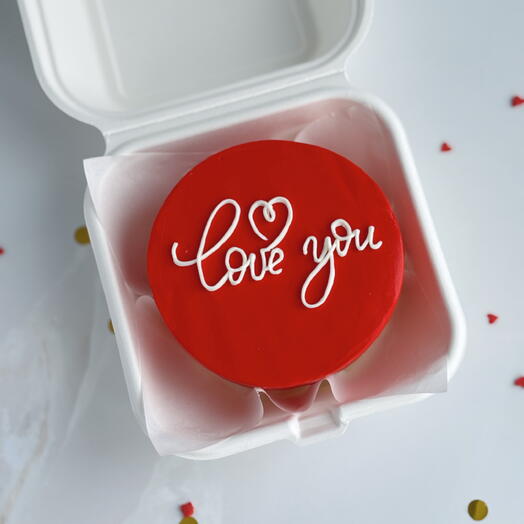 Бенто торт love you