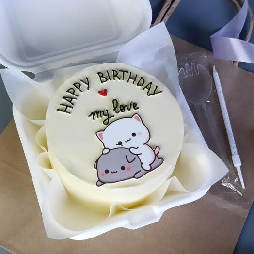 Бенто торт Happy birhday my love