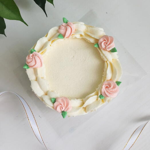 Бенто торт с цветочным декором