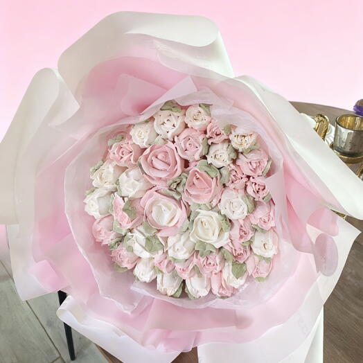 Букет из зефира "Цветочная эйфория"