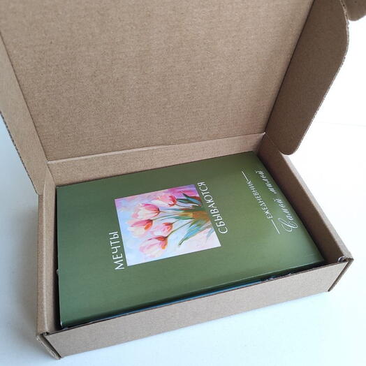 Подарочный набор "Мечты сбываются» с ежедневником и ручкой