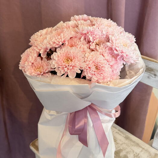 монобукет хризантем💕