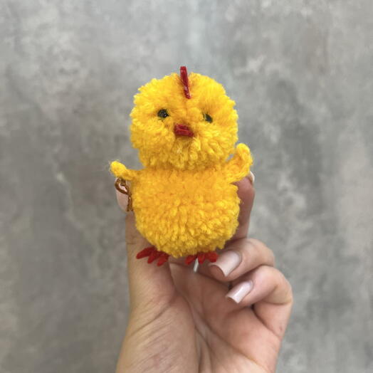 Игрушка Цыпленок пасхальный ручной работы