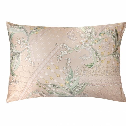 Наволочка Ландыши, шёлковая