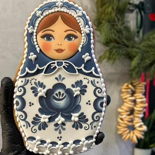 Пряник матрешка 19 см