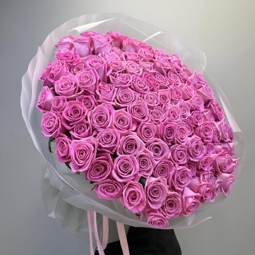 Букет 101 розовая Роза 💕💞