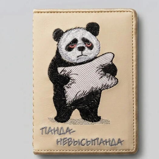 Обложка на паспорт "Панда"