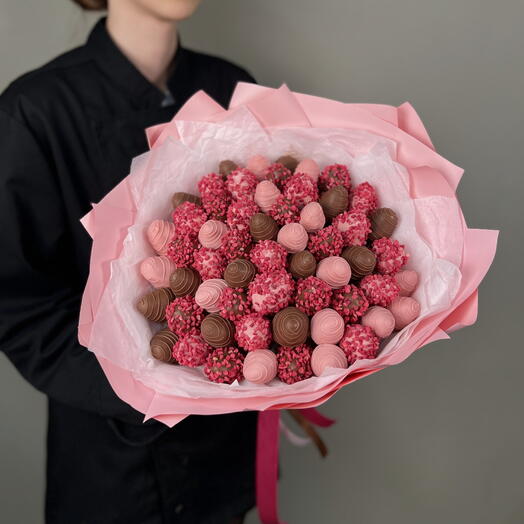 Букет из клубники в шоколаде Raspberry L