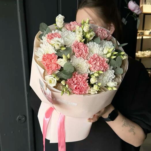 Букет с эустомой 💗