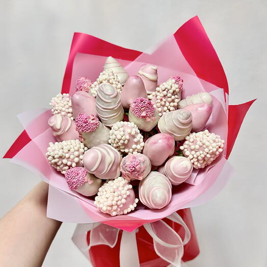 Клубника в белом шоколаде для любимой 🎀
