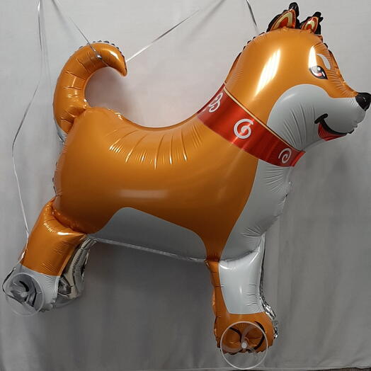 Шар игрушка на колесиках микс