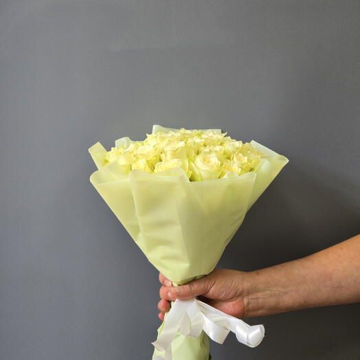 Букет из 27 Белых роз 💐