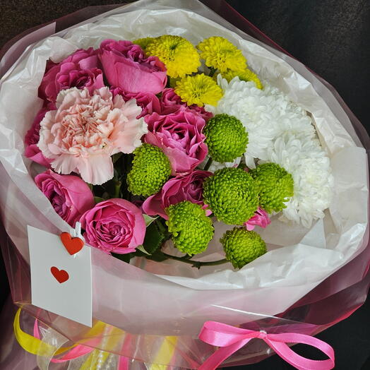 🥰ХИТ продаж 🌸 букет "Мармеладка" 🤍 яркий, летний , любимой 💘