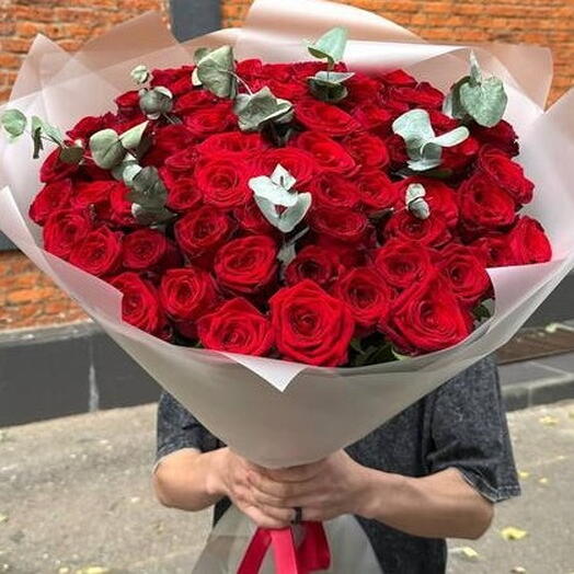 51 роза 60 см