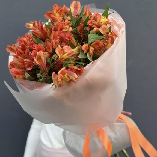 Оранжевые альстромерии 🧡