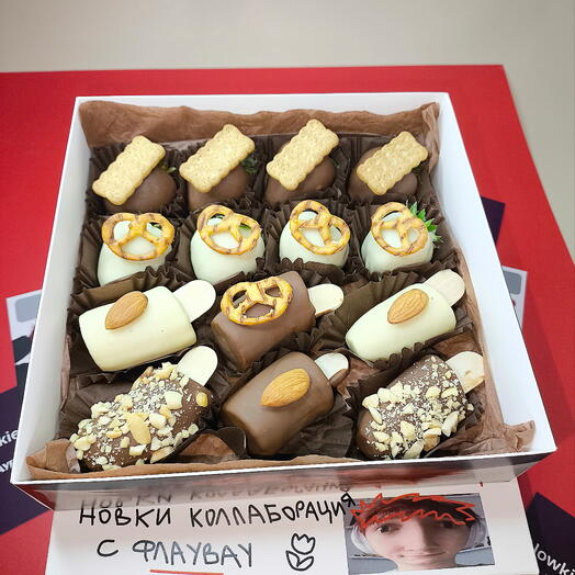 Набор клубника и банан в шоколаде - Клубника в шоколаде Nowkie x Флаувау
