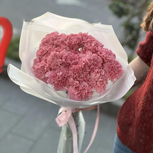 Розовый диантус 💓Букет диантусов 🩷Стойкий букет с диантусами